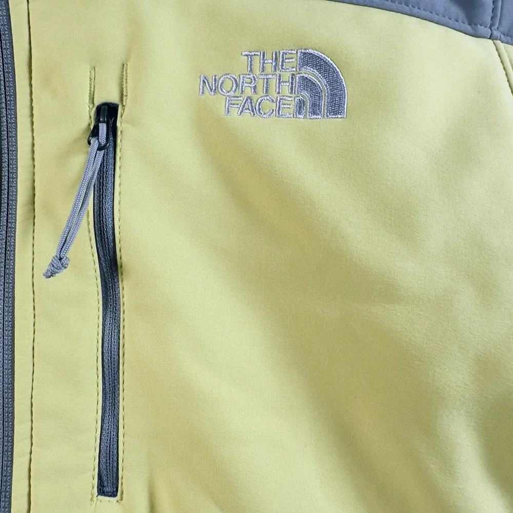 The North Face Jacket Men Small Apex Bionic Gray Softshell Windproof Lined